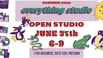 Everything Open Studio - Summer 2026