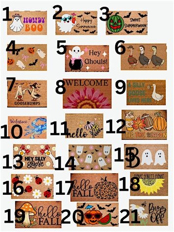 August Doormat Paint Day & Milkshakes