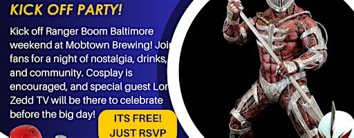 Ranger Boom Baltimore Kick Off Party