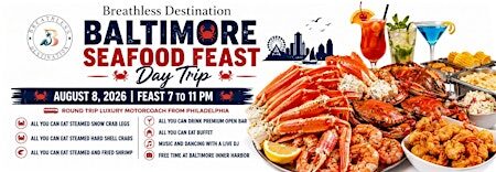 Baltimore Seafood Feast Night Party (7 to 11 PM) from Philadelphia