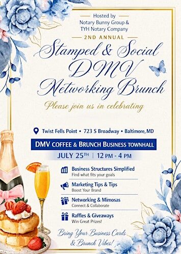 Stamped & Social DMV Networking Event