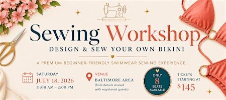 Sewing Workshop: Design & Sew Your Own Bikini