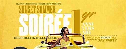 SUNSET SUMMER SOIREE: SHADES OF YELLOW R&B AND MORE DAY PARTY