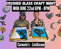 Crushed Glass Suncatcher  at Carmelo's  w Maryland Craft Parties