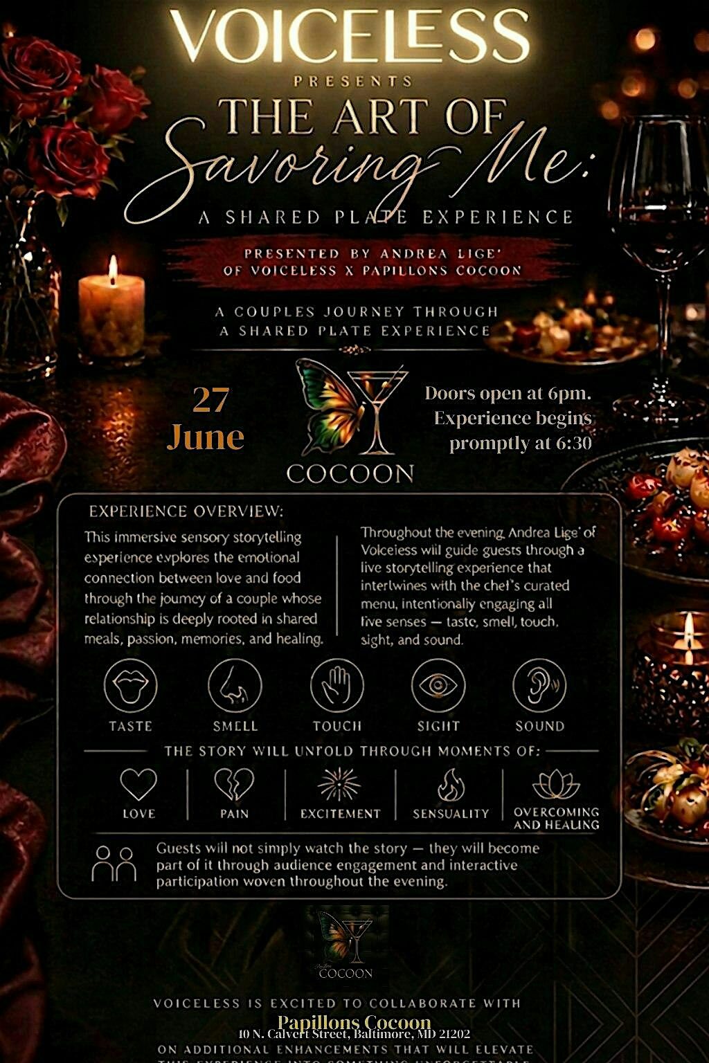The Art of Savoring Me: An Intimate Dining Experience for Couples