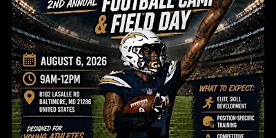Trevor Williams football camp and field day