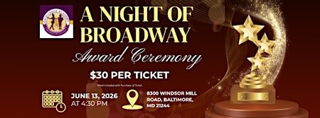 A Night of Broadway Award Ceremony