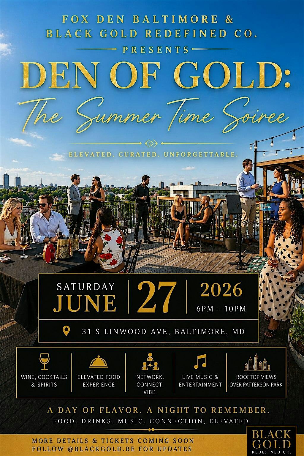 Den of Gold: The Summer Time Soiree
