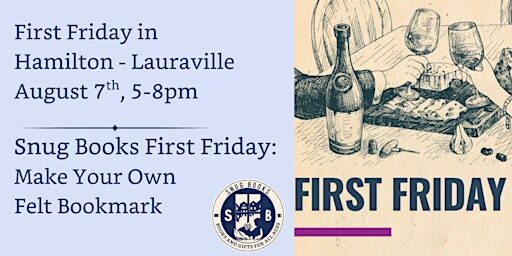 August First Friday: Make a Felt Bookmark