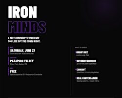 IRON MINDS: Men's Mental Health Hike & Workout