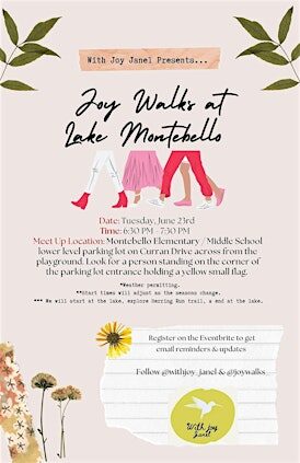 Joy Walks at Lake Montebello