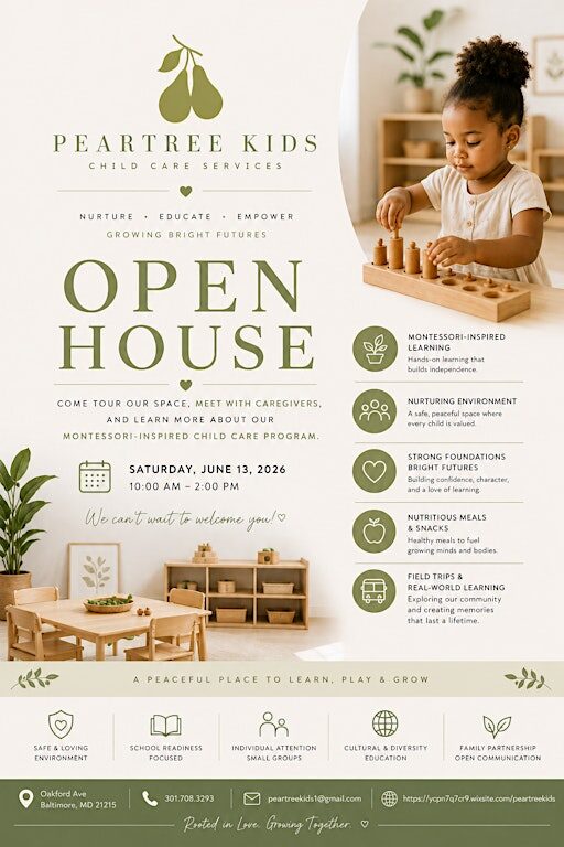 Peartree Kids Open House