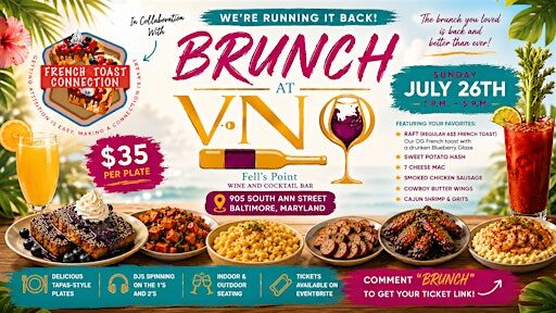 Pop-Up Brunch Series @V-No
