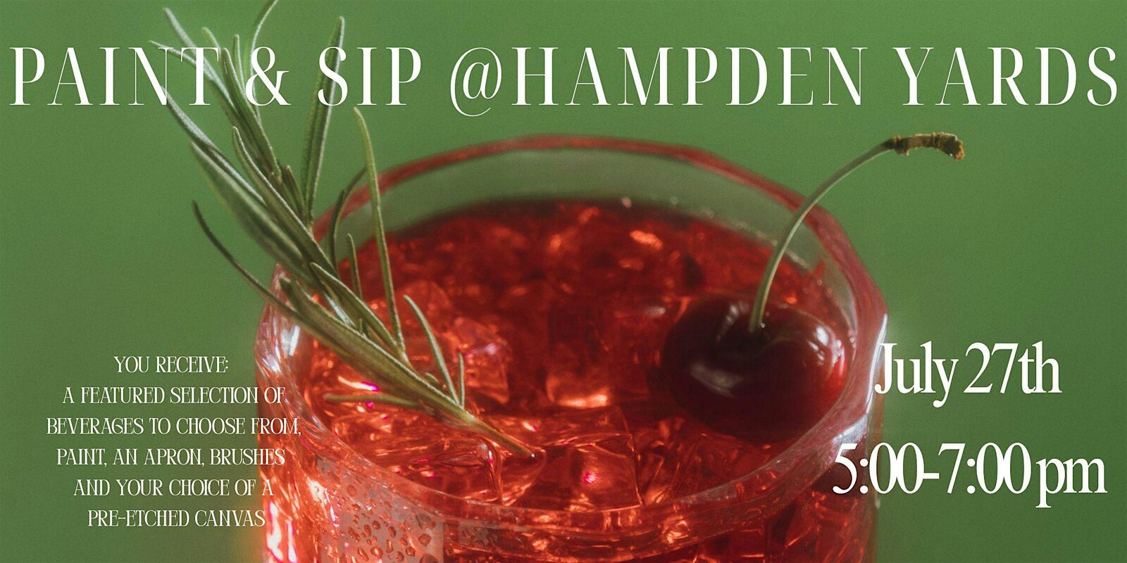 Paint and Sip @ Hampden Yards