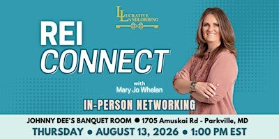 REI Connect ✨ IN-PERSON NETWORKING 8.13.2026