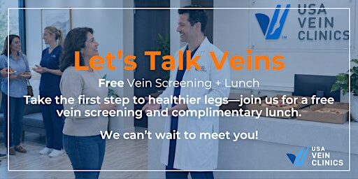 Let's Talk Veins Baltimore | Free Vein Screening Event + Lunch