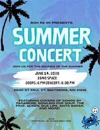 Boh Re Mi’s Summer Concert