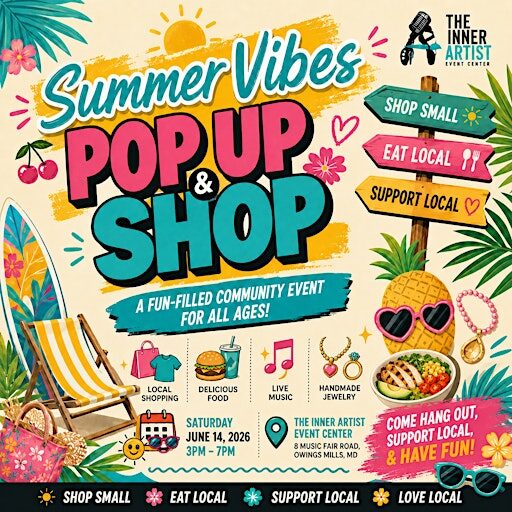 Summer Vibes Pop Up & Shop