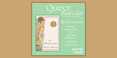 Queer Book Club: "In Memoriam" by Alice Winn
